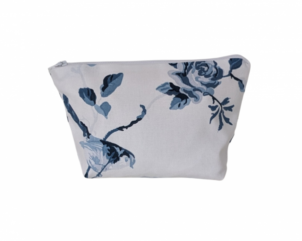 Make Up Bag in Cath Kidston Blue Birds and Roses